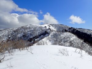 749から眺める武奈ヶ嶽